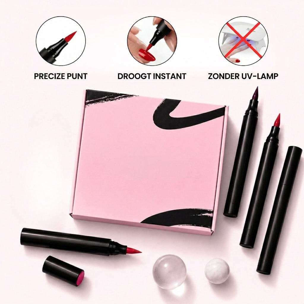 5 nagellakpennen zonder UV-lamp | Clarisme™