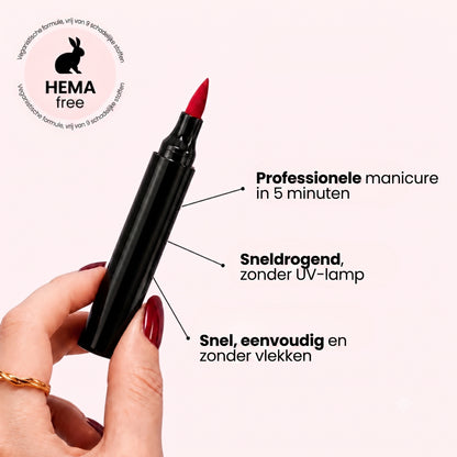 5 nagellakpennen zonder UV-lamp | Clarisme™
