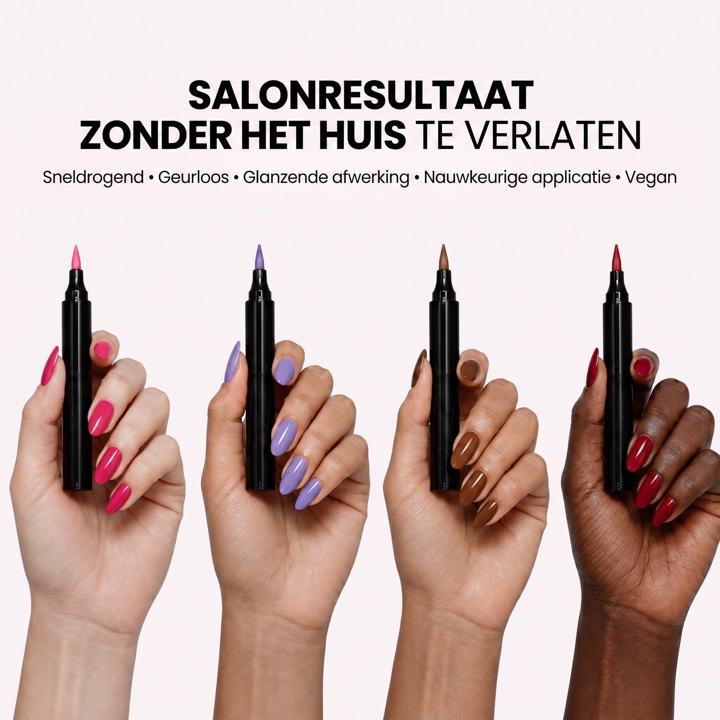 5 nagellakpennen zonder UV-lamp | Clarisme™