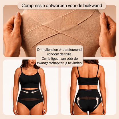 Postpartum Corrigerend Slipje met 360° Kruisband